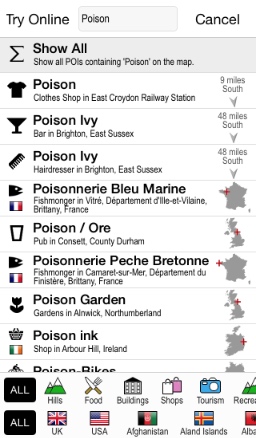Poison Maps